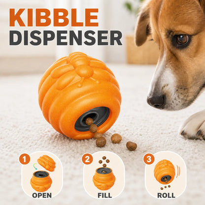 3-in-1 Honey Jar Dog Toy - Freezable Lick Bowl, Treat Dispenser, and Chew-Resistant Enrichment Toy with Dual Detachable Cups for Freeze Use, Daily Play, and Camping Essentials