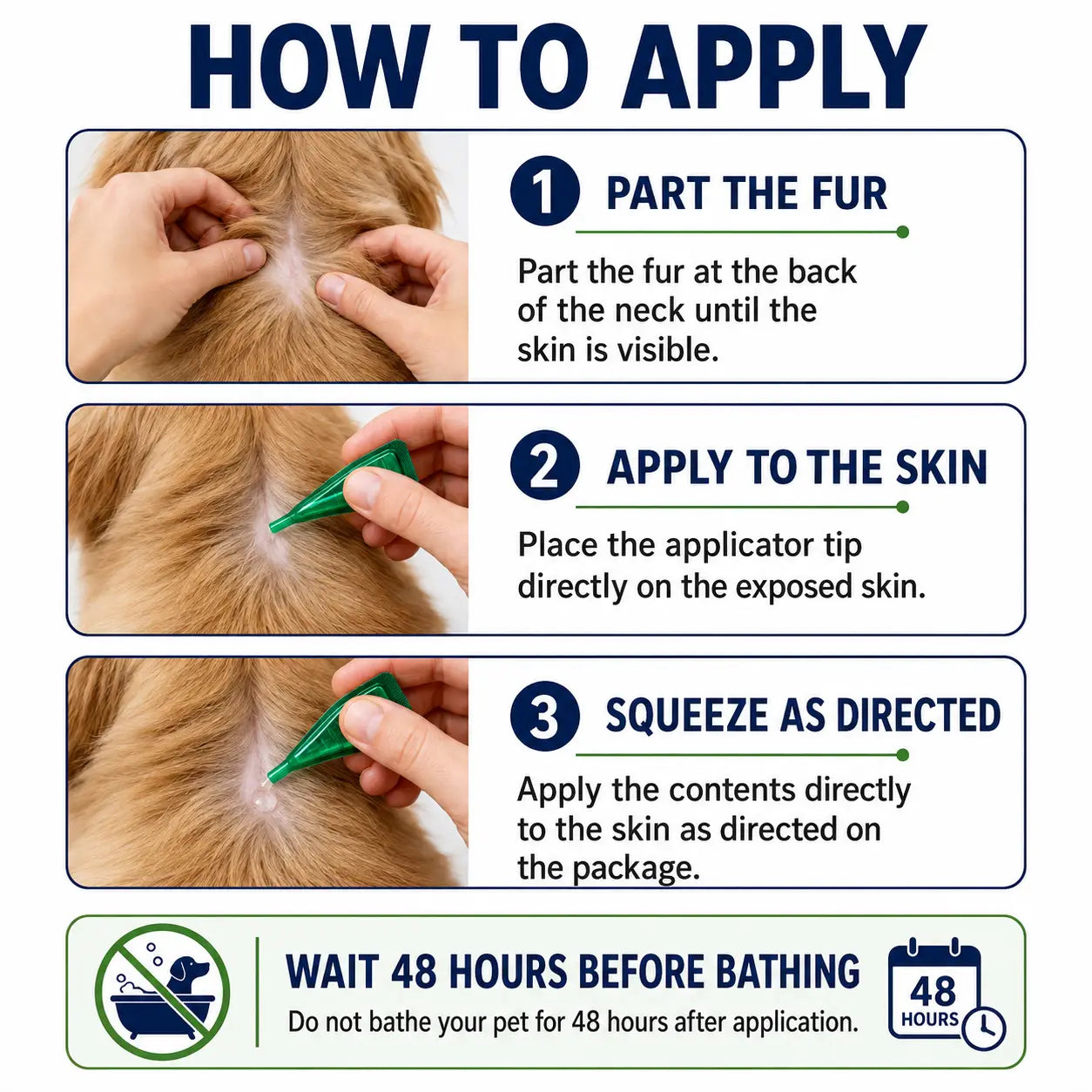 Spot on Pet Daily Topical Skin Care Serum - 6-Tube Pack, Soothing Cleansing Liquid for Cats & Dogs, Supports 6 Months of Use, Provides 30 Days of Skin Relief
