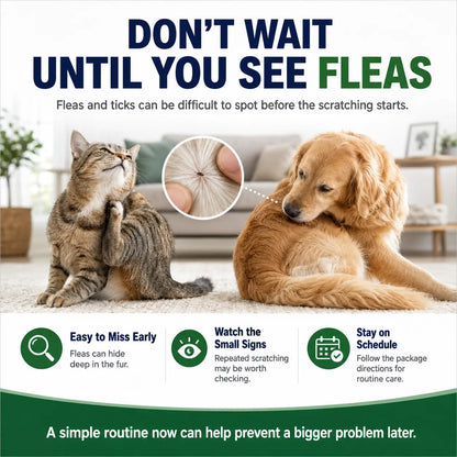 Spot on Pet Daily Topical Skin Care Serum - 6-Tube Pack, Soothing Cleansing Liquid for Cats & Dogs, Supports 6 Months of Use, Provides 30 Days of Skin Relief