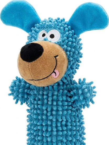Interactive Plush Dog Toy - Squeaky Puppy Shape Chew Toy for Small and Medium Dogs, Ideal for Play, Fetch, and Teething